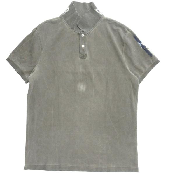 美品 MONCLER モンクレール MAGLIA POLO MANICA CORTA ハンドペイント...