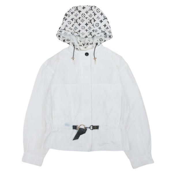 良品 LOUIS VUITTON ルイヴィトン 20ss ショート フーデッドパーカー モノグラムパ...