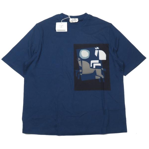 未使用 HERMES エルメス VELKY LOV ヴェルキーラブ Tシャツ 半袖 カットソー ホー...