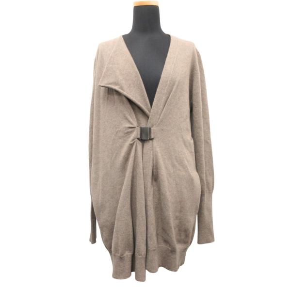美品 Brunello Cucinelli ブルネロクチネリ カシミヤ アシンメトリー ロング ニッ...