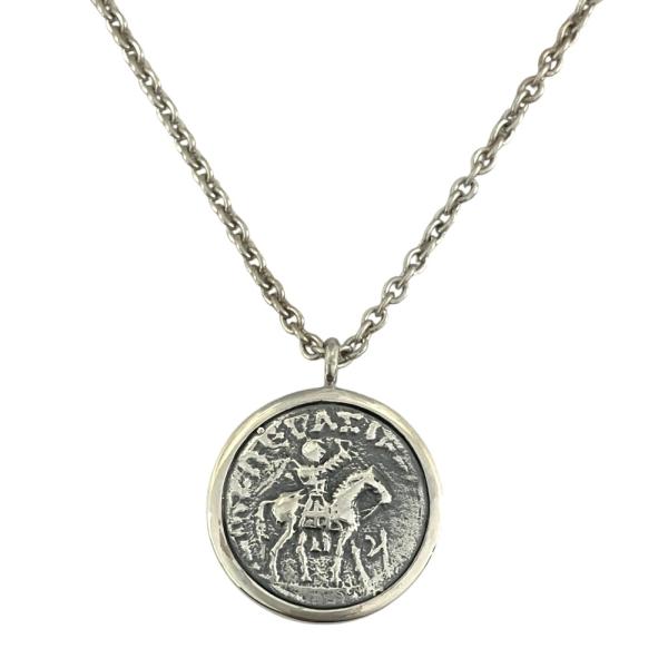 新品同様 TOM WOOD トムウッド 新品仕上げ済  Coin Pendant コイン ペンダント...
