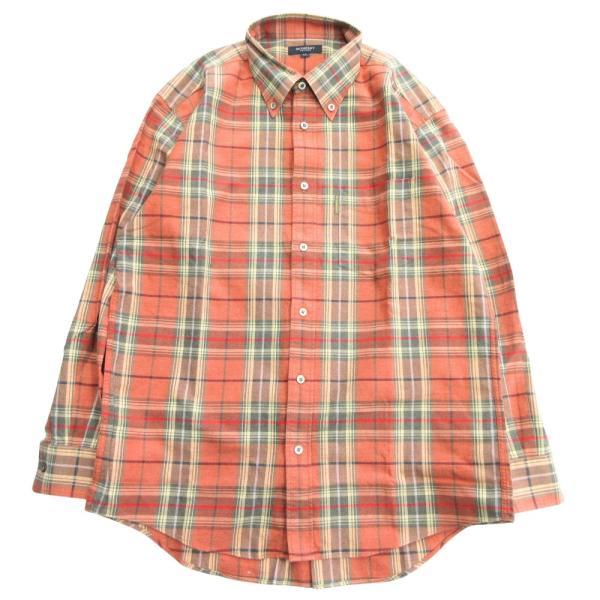 美品 BURBERRY LONDON バーバリーロンドン チェック柄 ボタンダウン シャツ カットソ...