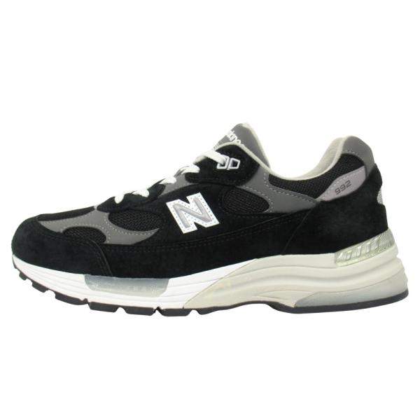 美品 NEW BALANCE ニューバランス U992BK スニーカー シューズ スエード レザー ...