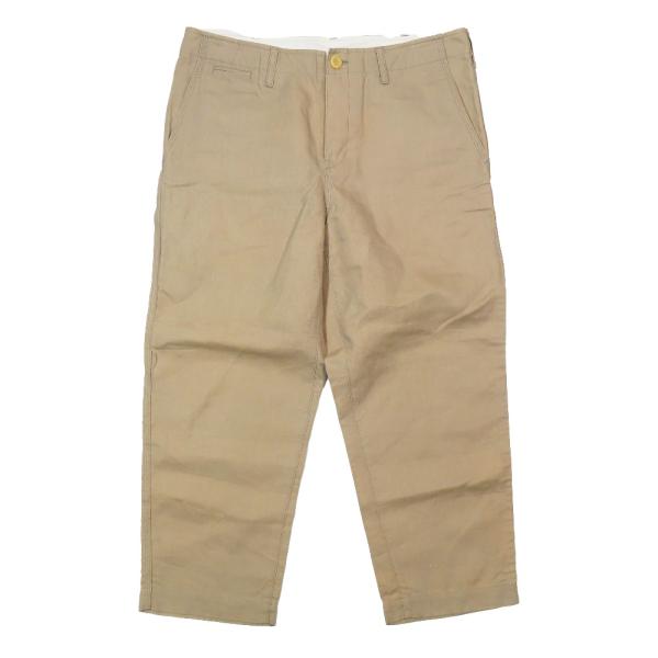美品 Sacai サカイ 14-00596M コットン ワイド クロップド ワークパンツ チノパン ...
