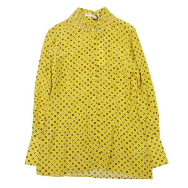 未使用 ERMANNO SCERVINO エルマンノシェルヴィーノ ドットプリント シルク ブラウス...