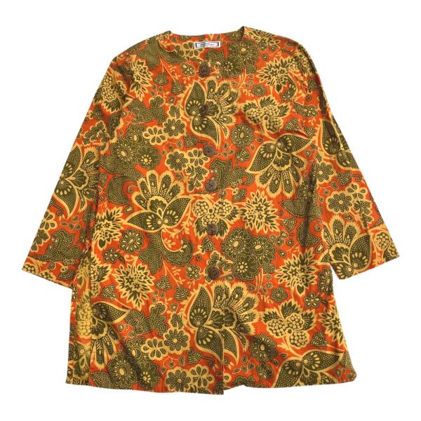 美品 YVES SAINT LAURENT イヴサンローラン 90's ノーカラー シャツ ジャケッ...