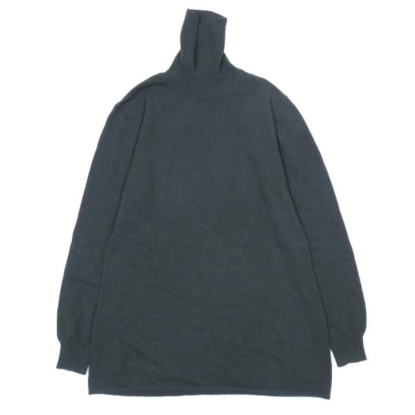 Max Mara マックスマーラ タートルネック ニット セーター 長袖 ロング丈 トップス L カ...