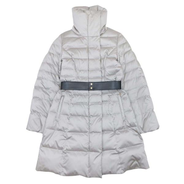 美品 EPOCA エポカ 20aw ラスターサテン ダウンコート ロングジャケット ブルゾン アウタ...