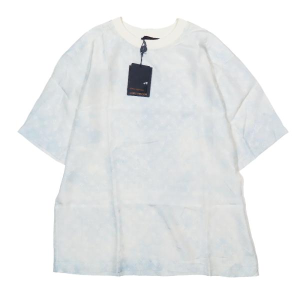 未使用 LOUIS VUITTON ルイヴィトン 24ss シルク100% モノグラム 総柄 Tシャ...