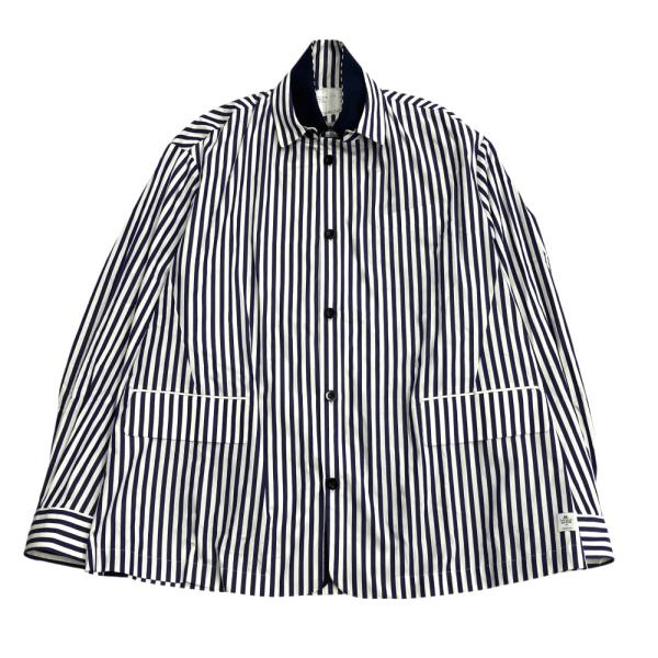 新品同様 Sacai サカイ 23ss Thomas Mason Cotton Poplin Jac...