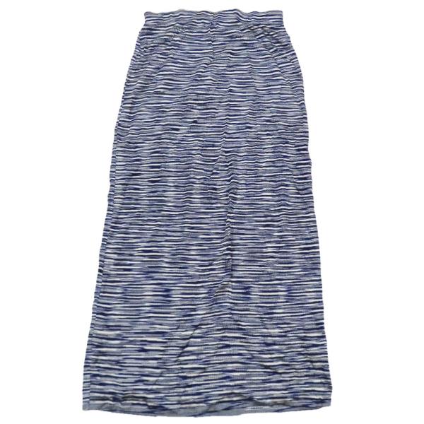 未使用 Missoni ミッソーニ ボーダー タイトスカート ロング マキシ丈 ストレッチ ゴムウエ...