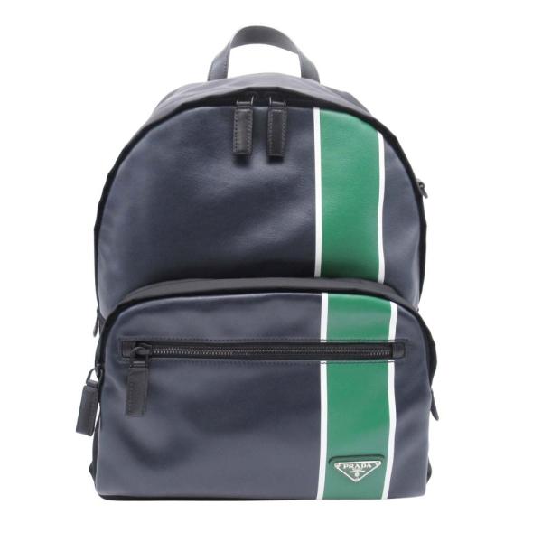 美品 PRADA プラダ 2VZ066 バックパック 三角タグ リュック バッグ テスートナイロン ...