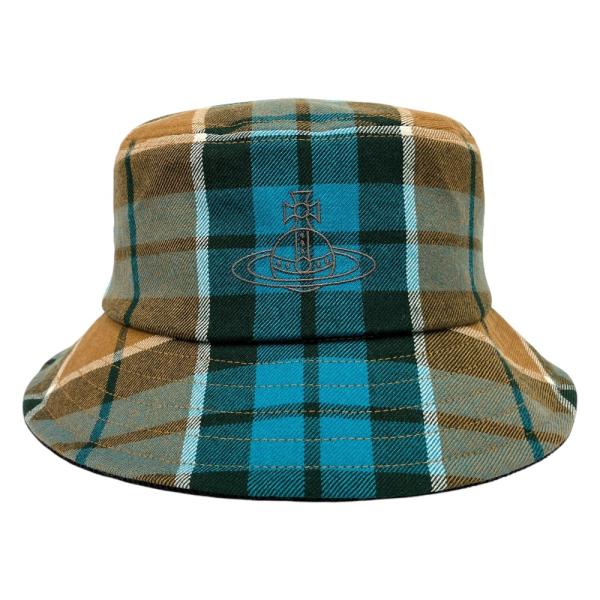 未使用 Vivienne Westwood ヴィヴィアンウエストウッド タータンチェック バケット ...