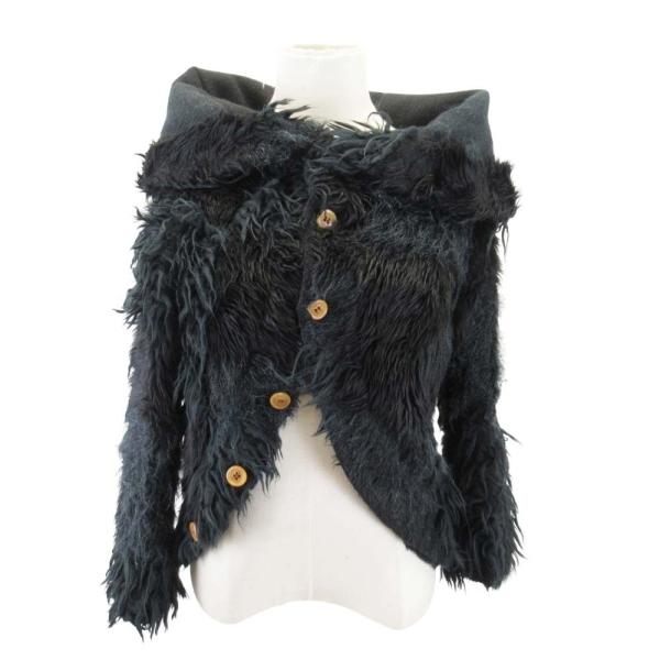 美品 COMME des GARCONS コムデギャルソン 02aw ヴィンテージ フェイクファー ...