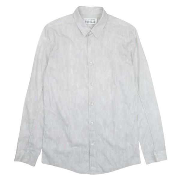 美品 Maison Margiela メゾンマルジェラ 11ss リーフ柄 シャツ カットソー トッ...