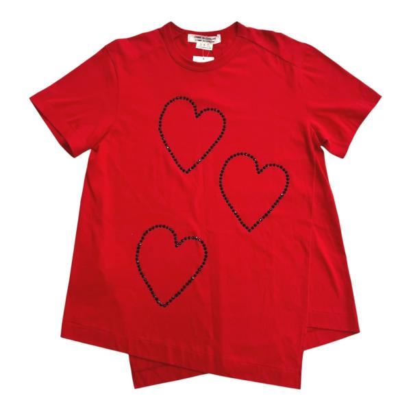 未使用 COMME des GARCONS コムデギャルソン コムコム 24aw ハートストーン 捩...