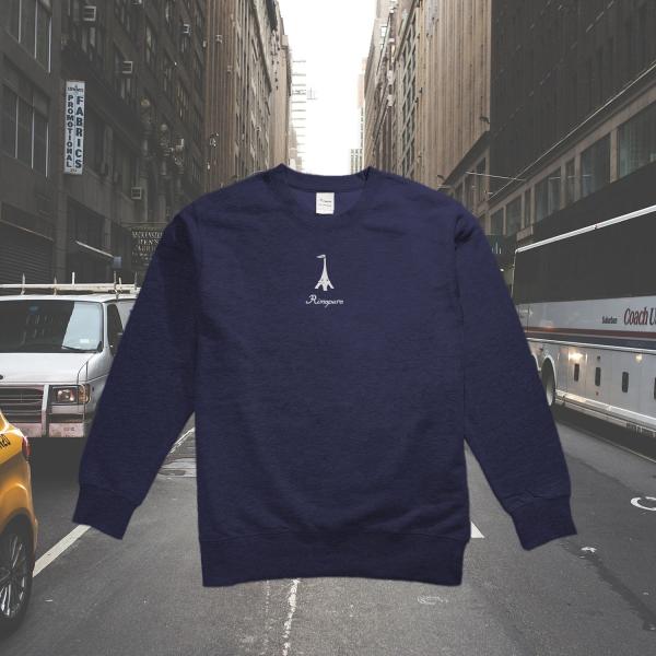 トレーナー・スウェット男女兼用 メンズ/レディースOK  Rimopuro タワーワンポイントデザイ...