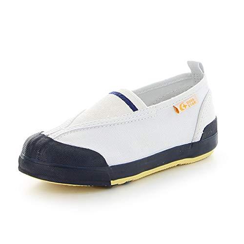 キャロット 上履き 三角ゴム 4大機能 足育 ゆったり 防臭 2E キッズ CR ST12 ネイビー...