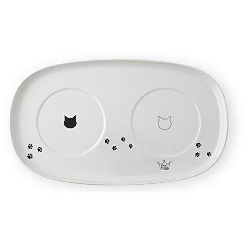 猫壱 食器トレー (ダブル) 電子レンジ&amp;食器洗浄機対応