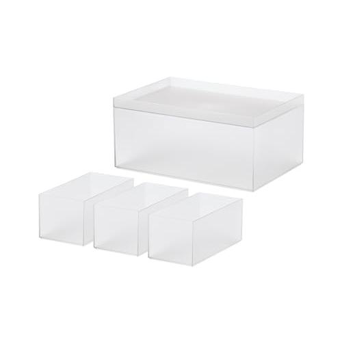 ライクイット (like-it) 小物をスッキリひとまとめにできる万能 収納ボックス タイディアップ...