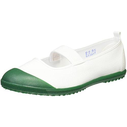 アサヒ 上履き カラバレー ハイスクールフロアーVK キッズ グリーン 27 cm 2E