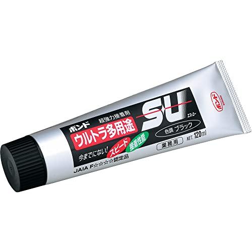 ボンド ウルトラ多用途S・U ブラック 120ml #04725 弾性接着剤 多用途接着剤 強力接着...