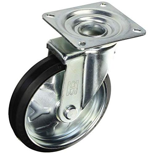 OH プレスキャスター 自在 ゴム車 200mm OHJ200