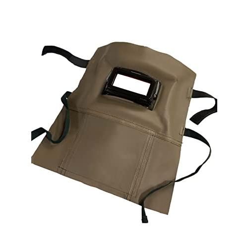 レッドギア 日本製 溶接用コンビかぶり面 ひも式 (オリーブグリーン)