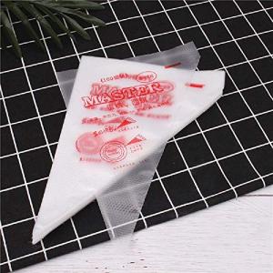 Amandakasa 絞り出し袋 100枚 クリーム しぼり袋 使い捨て 製菓用 絞り袋 (中) 33x30x21cm｜R.E.M.