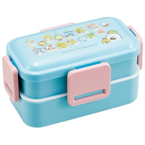 スケーター(Skater) 弁当箱 2段 600ml 女性用 抗菌 ふんわり盛れる ドーム型フタ す...