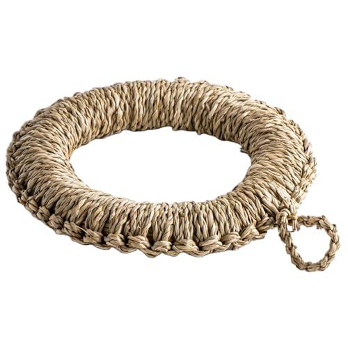 イ草鍋敷き 18cm イグサ 藺草 鍋敷き 天然素材 壁掛け鍋敷き 吊るせる 土鍋