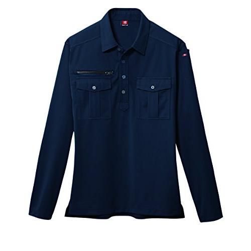 BURTLE バートル 長袖シャツ 春夏用 705　ネイビー　4L