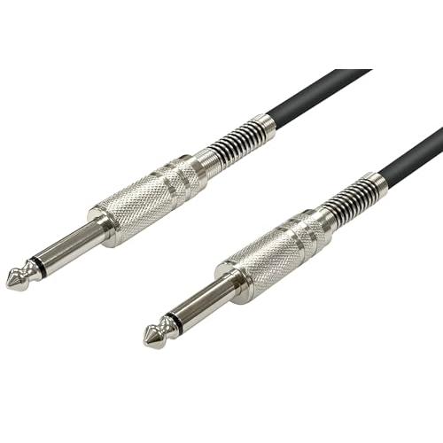 F-Factory 6.3mm モノラル標準ケーブル 1m (オスーオス ストレートプラグ) オーデ...