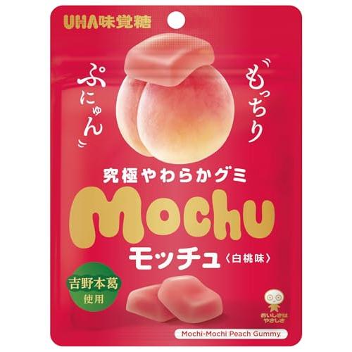 UHA味覚糖 モッチュ 白桃 45ｇ×10袋