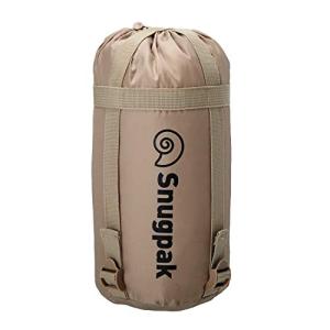 Snugpak(スナグパック) 寝袋 コンプレッションサック スモール デザートタン 衣類 圧縮袋 収納 旅行 キャンプ SP14｜remtory