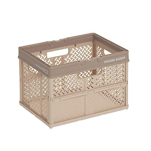 天馬(Tenma) 折りたたんでコンパクトになる持ち手付きの収納ボックス 完成品 折りたたみバスケッ...