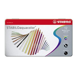 STABILO スタビロ 水彩色鉛筆 アクアカラー 12色 1612-5｜remtory