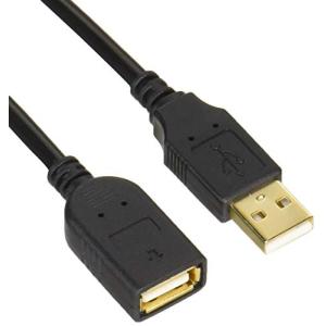 BUFFALO USB2.0延長ケーブル カーボン素子ねり込 3m ブラック BSUAAFR230BK｜remtory