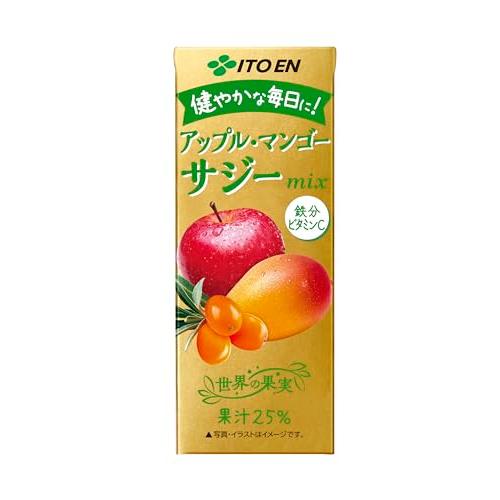 伊藤園 アップルマンゴーサジーミックス エコパック (紙パック) 200ml ×24本