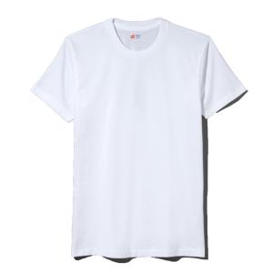 [ヘインズ] 半袖Tシャツ(3枚組) 綿100% 柔らかい肌触り クルーネック 赤ラベル メンズ ホワイト(クルーネック) L｜remtory
