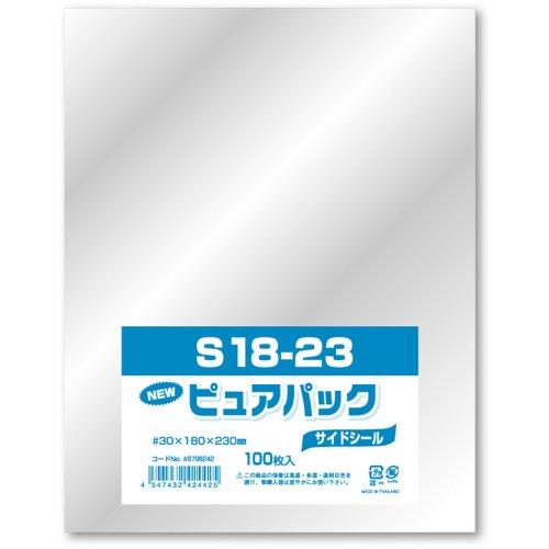 エスティシー 透明 袋 ピュアパック S 18-23 100枚入