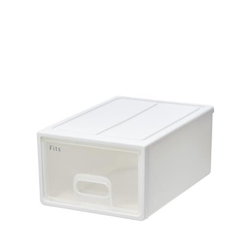 天馬 収納ボックス フィッツケース 小物収納 幅33×奥行47×高さ21.5cm 収納ケース たわみ...