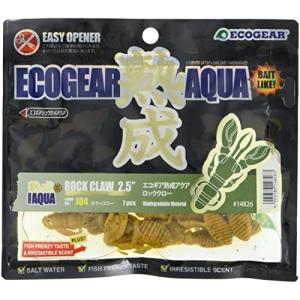 エコギア(Ecogear) ワーム 熟成アクア ロッククロー 2.5インチ(62mm) ホヤイエロー J04 ルアー｜remtory