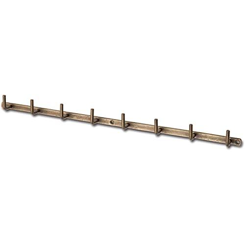 ポッシュリビング アイアンウォールフック 8連 アンティークゴールド 63140