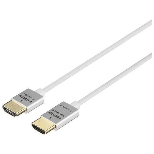ＢＵＦＦＡＬＯ ＨＤＭＩケーブル スリムタイプ ５ｍ ホワイト BSHD3S50WH