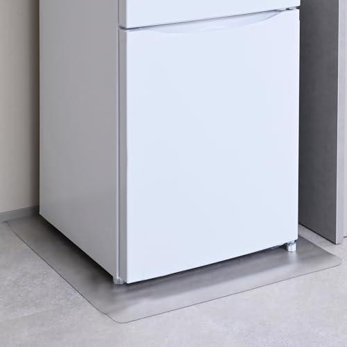山善(YAMAZEN) 冷蔵庫マット 傷防止 マット クリア 幅70×奥行75cm 厚さ2mm PV...