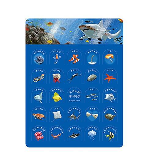 ラボクリップ ブンケン ビンゴカード おさんぽビンゴ 水族館 OE-SA-0015