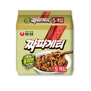 韓チャパゲティ 5袋 韓国ラーメン 韓国風ジャージャー麺｜remtory