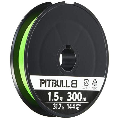 シマノ(SHIMANO) ライン ピットブル8 300m 1.5号 ライムグリーン PL-M78S