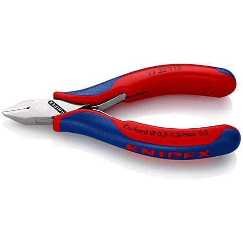 クニペックス KNIPEX 7732-115 エレクトロニクスニッパー (SB)